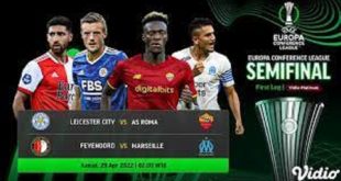 Jadwal UECL Live Streaming Leicester vs Roma Malam Ini