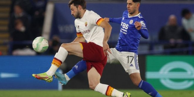 Laga Putaran Pertama Semi-final Liga Konferensi Leicester City vs AS Roma, Skor 1-1