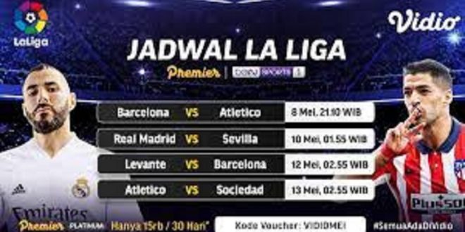 La Liga Spanyol Minggu ke-35, Di Antara Atletico Madrid Versus Real Madrid